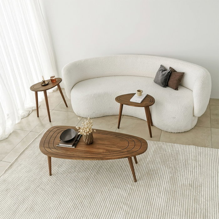 Hanah Home Mesa de centro Sweet - Walnut